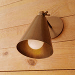 Load image into Gallery viewer, Cara Brass Wall Sconce