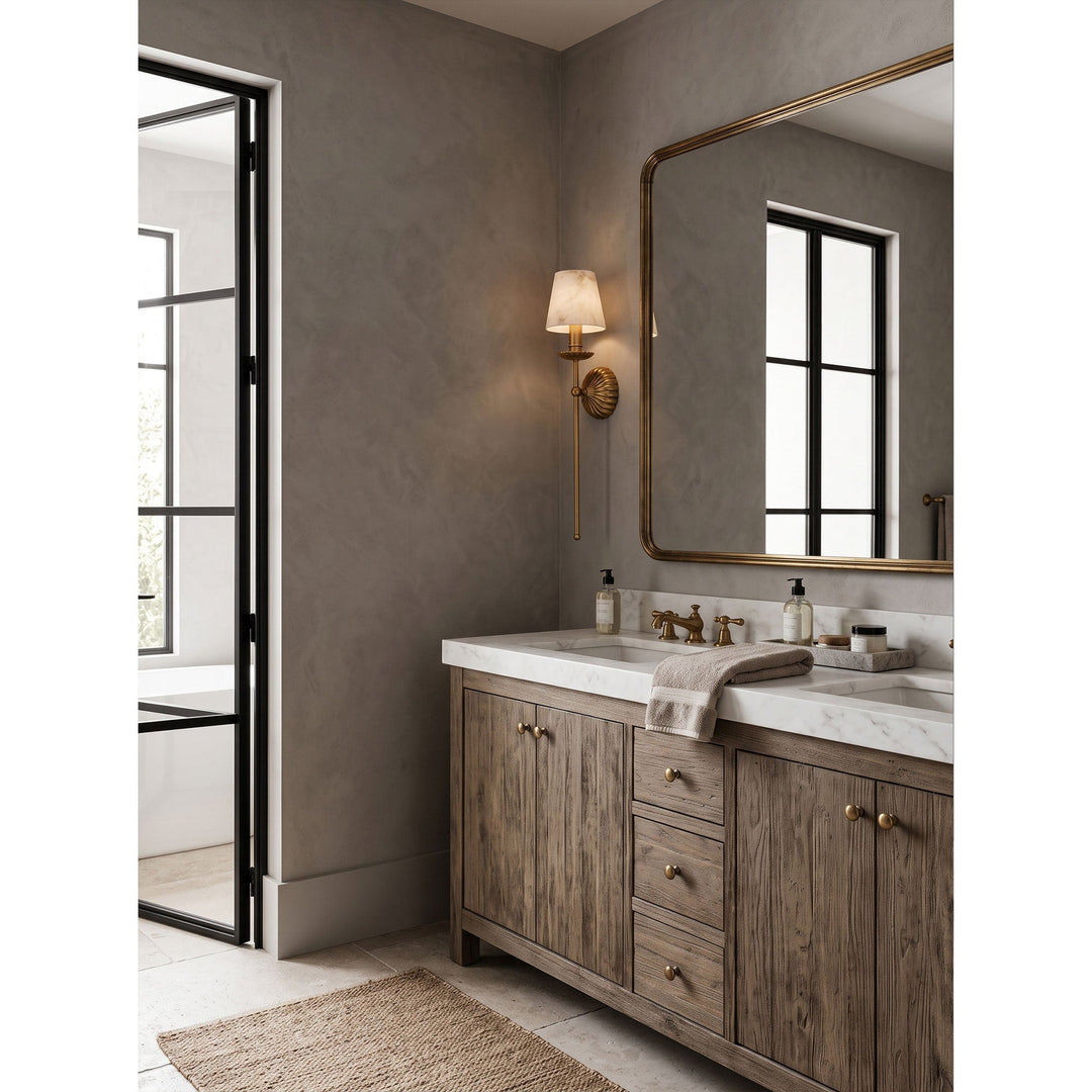 Catina Alabaster Wall Sconce