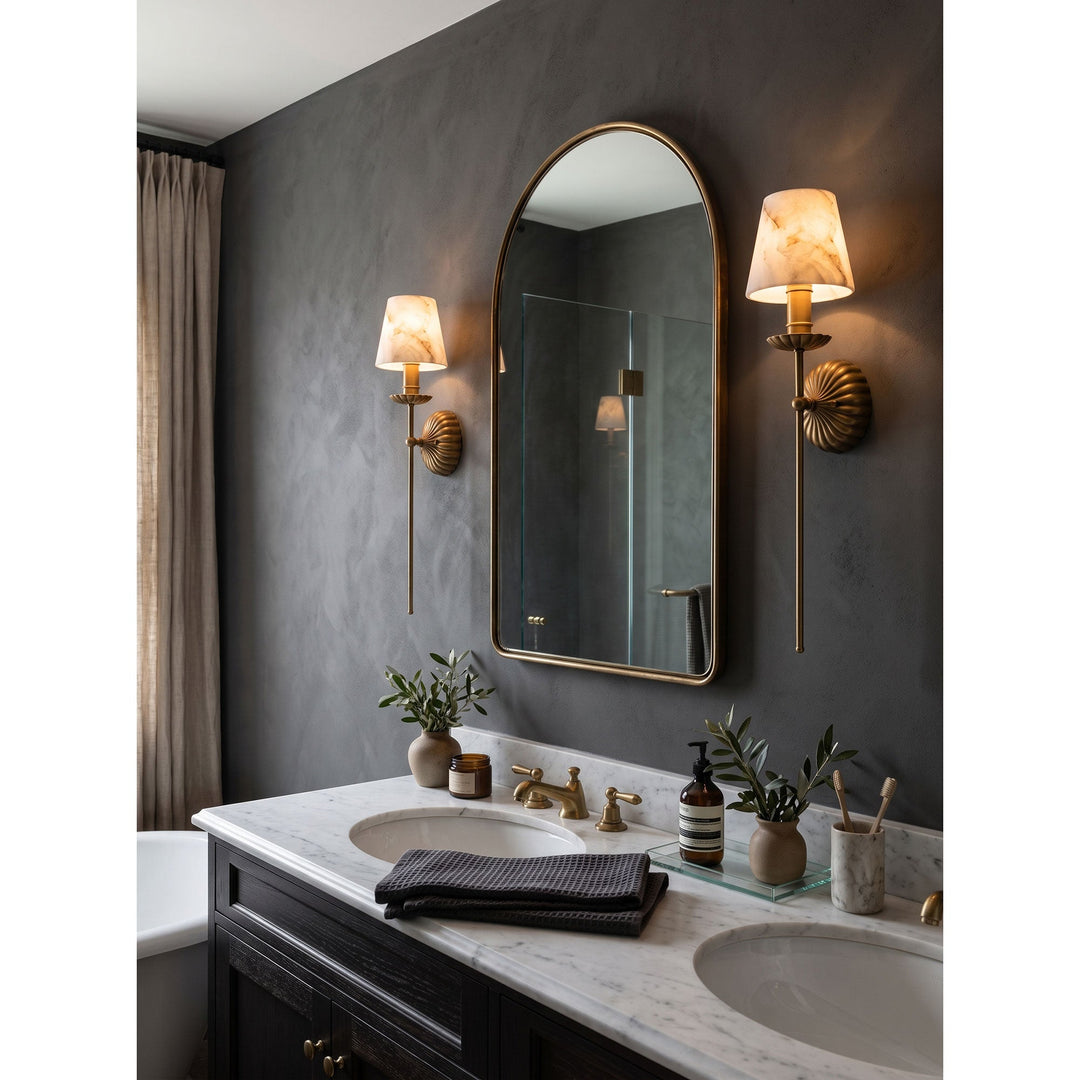 Catina Alabaster Wall Sconce