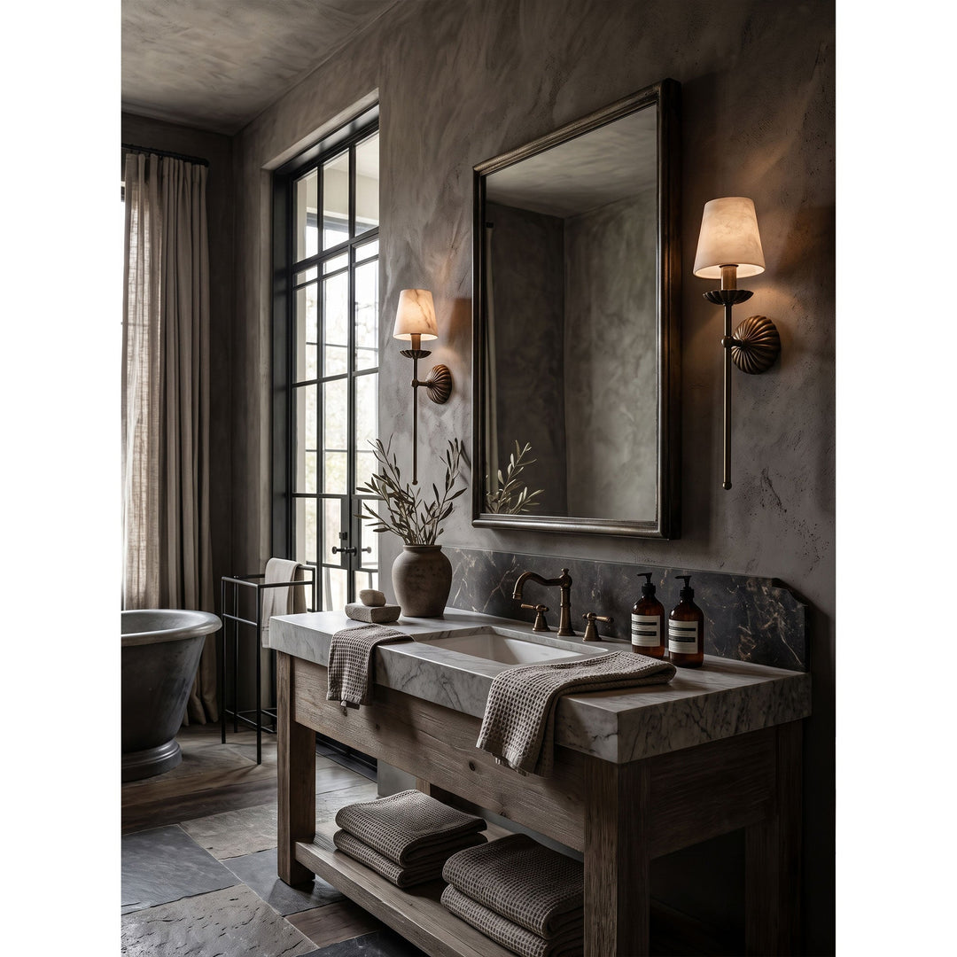 Catina Alabaster Wall Sconce