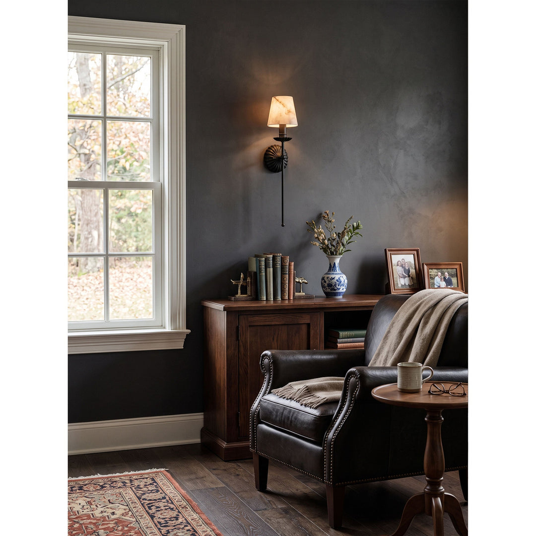 Catina Alabaster Wall Sconce