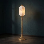 Load image into Gallery viewer, Eloise Scallop Alabaster Floor Lamp