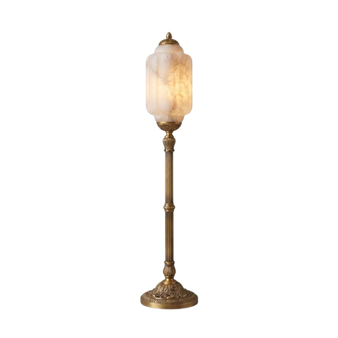 Eloise Scallop Alabaster Floor Lamp