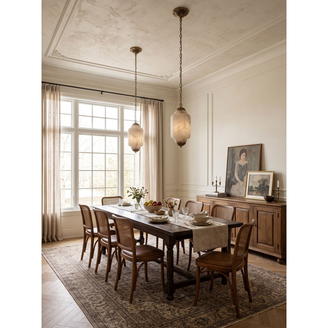 Eloise Scallop Alabaster Pendant Lamp