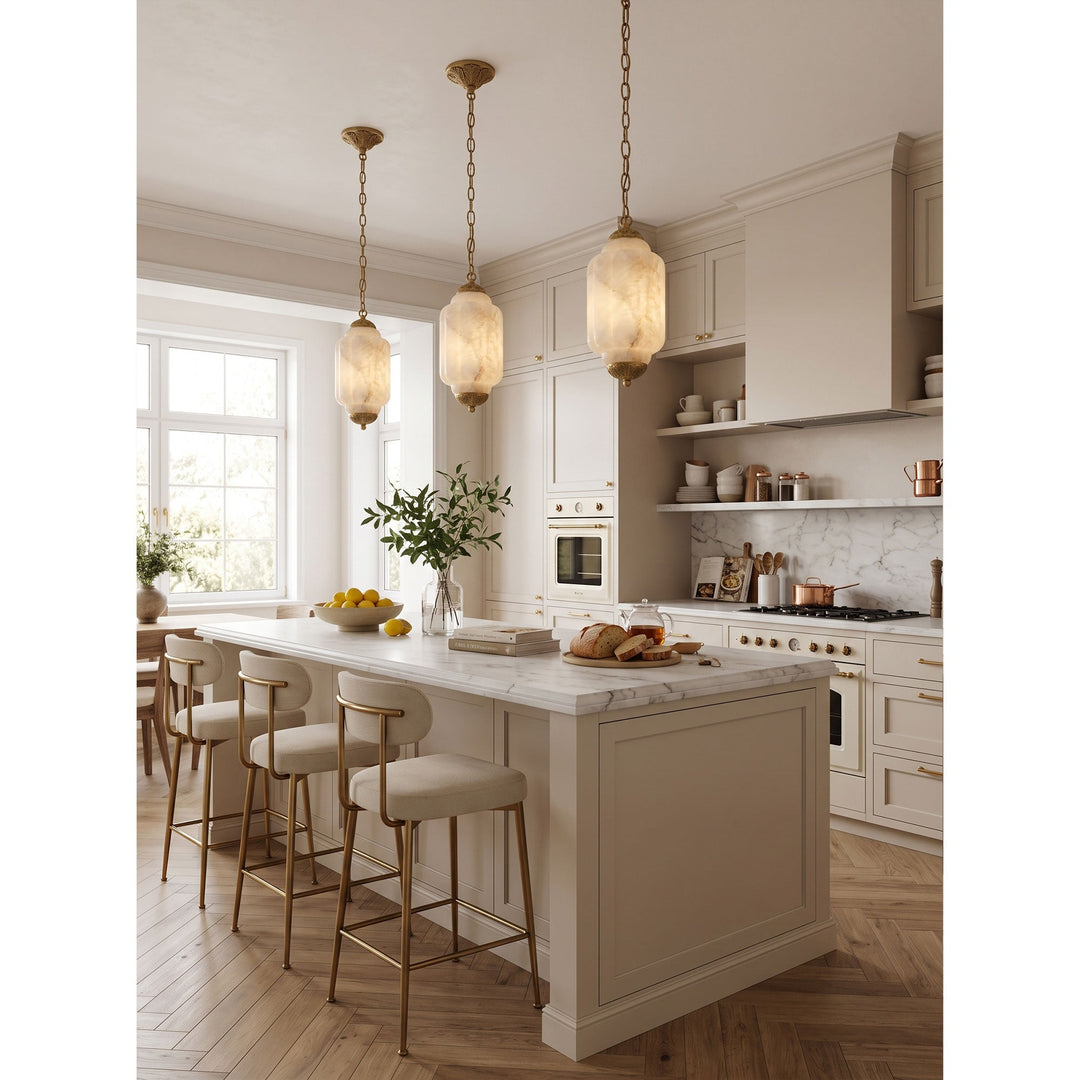 Eloise Scallop Alabaster Pendant Lamp