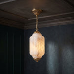 Cargar imagen en el visor de la Galería, Eloise Scallop Alabaster Pendant Lamp