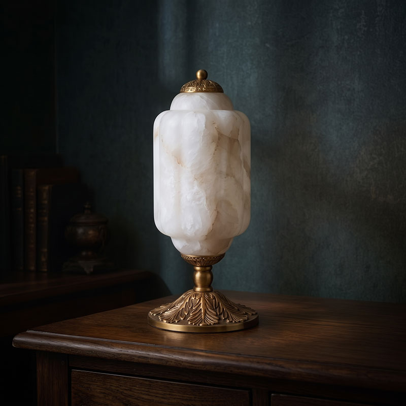 Eloise Scallop Alabaster Table Lamp