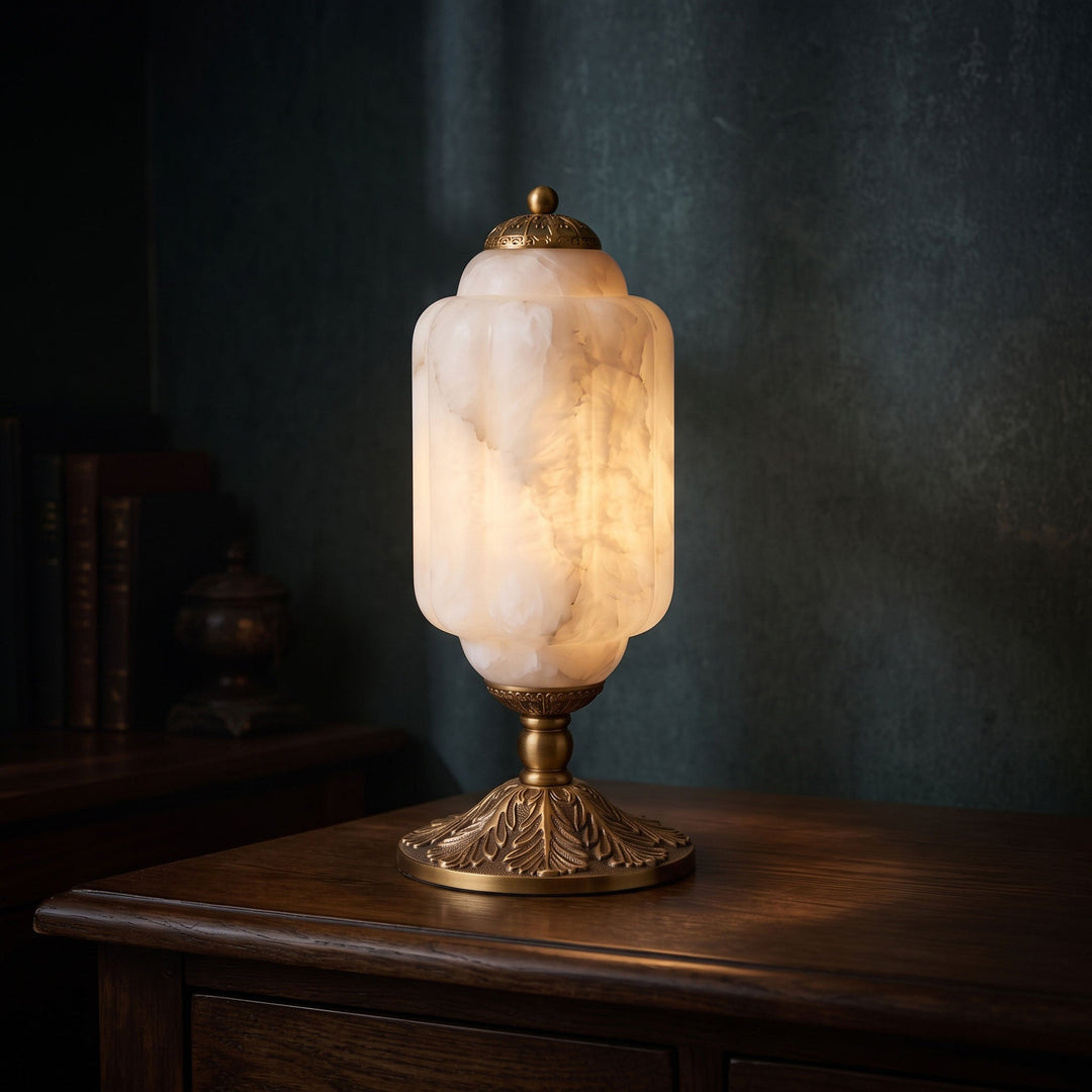 Eloise Scallop Alabaster Table Lamp
