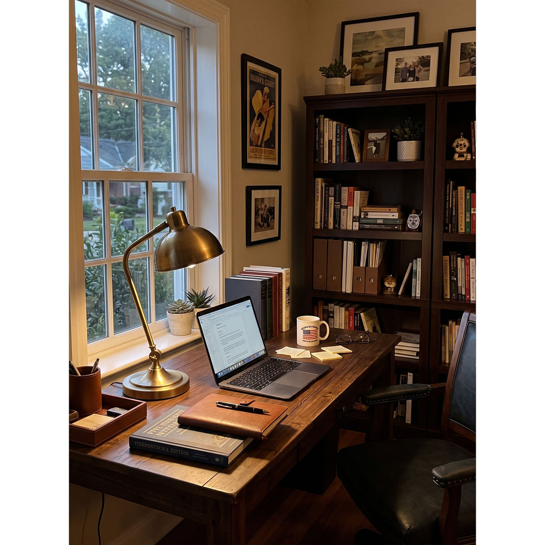 Harvard Brass Table Lamp