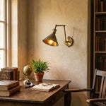 Cargar imagen en el visor de la Galería, Portland Swing-Arm Wall Sconce