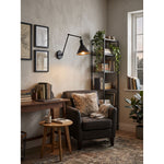 Cargar imagen en el visor de la Galería, Portland Swing-Arm Wall Sconce