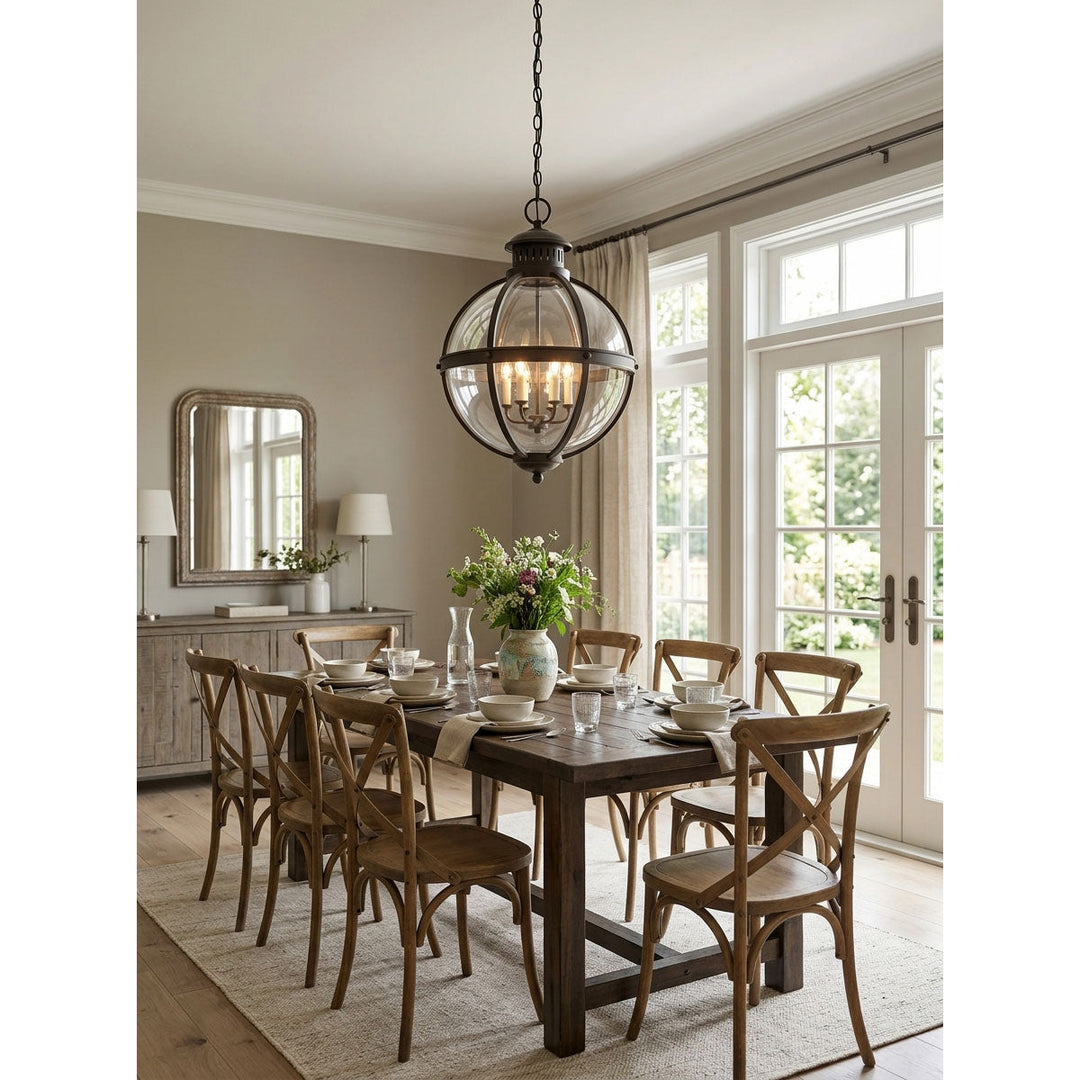 Salton Globe Lantern Pendant Lamp