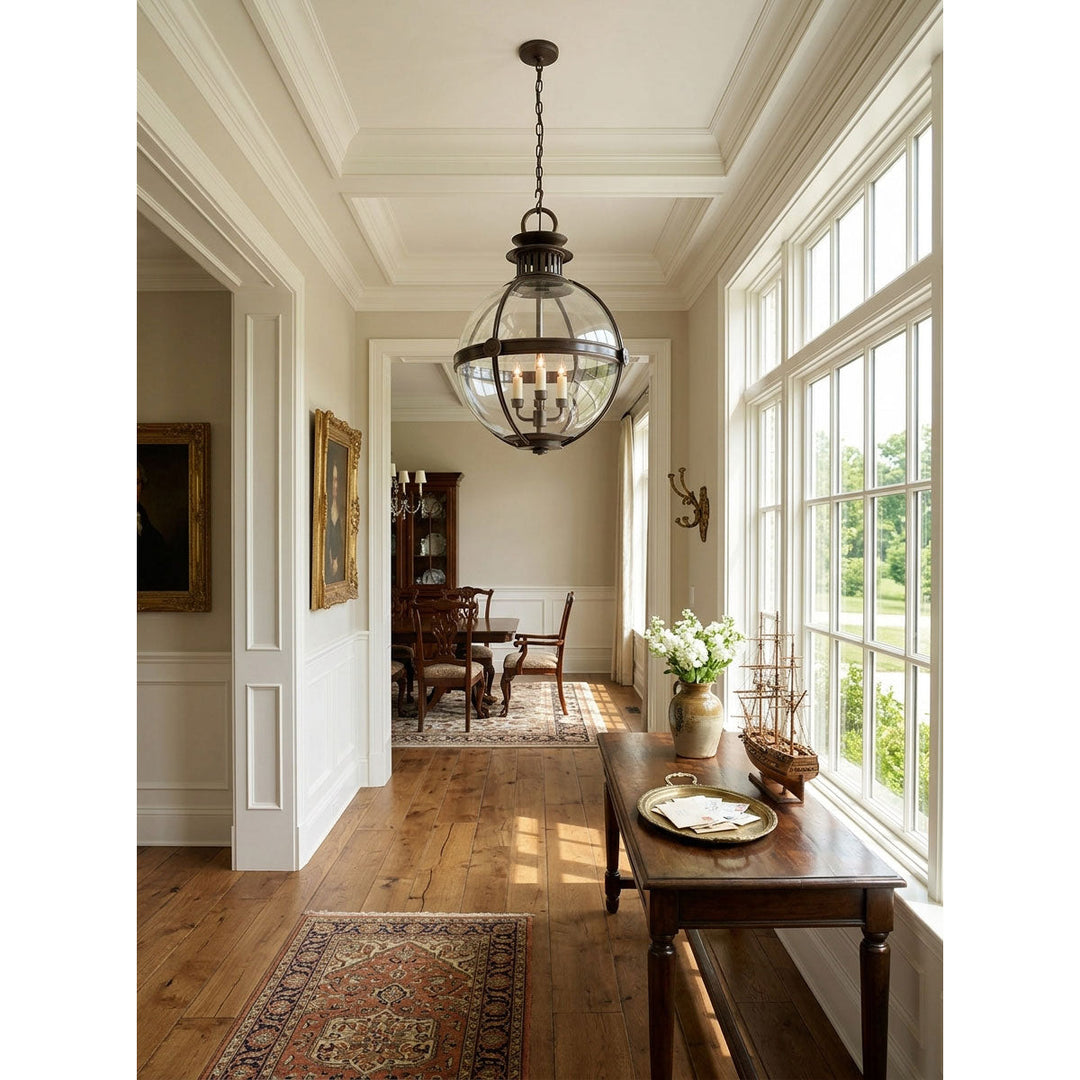 Salton Globe Lantern Pendant Lamp