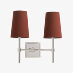 Load image into Gallery viewer, Rowan Elegant White-Linen Shade Wall Lamp – Retro Metal Wall Light for Bedroom &amp; Hallway