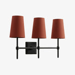 Load image into Gallery viewer, Rowan Elegant White-Linen Shade Wall Lamp – Retro Metal Wall Light for Bedroom &amp; Hallway