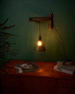 Cargar imagen en el visor de la Galería, Adjustable Wood-Arm Hanging Plug-In Wall Lamp product view 20