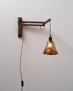 Cargar imagen en el visor de la Galería, Adjustable Wood-Arm Hanging Plug-In Wall Lamp product view 10
