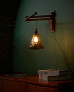 Cargar imagen en el visor de la Galería, Adjustable Wood-Arm Hanging Plug-In Wall Lamp product view 22