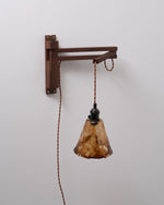 Cargar imagen en el visor de la Galería, Adjustable Wood-Arm Hanging Plug-In Wall Lamp product view 23