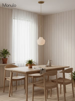 Load image into Gallery viewer, Riverina White Ribbed Glass Pendant - Milk Glass Light Over Island
