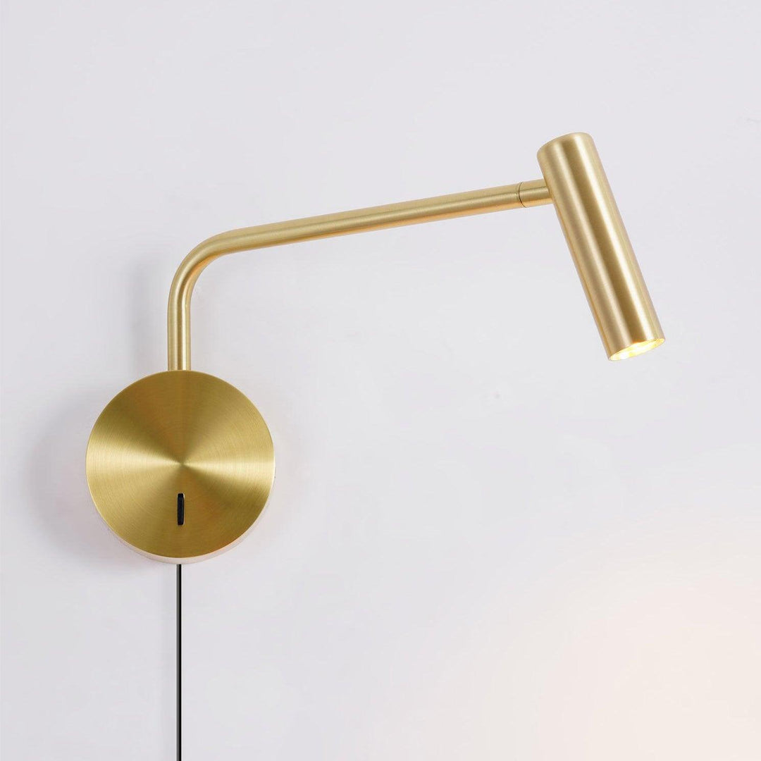 Adjustable LED Reading Plug-In Wall Lamp product view