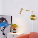 Load image into Gallery viewer, Adjustable LED Reading Plug-In Wall Lamp product view