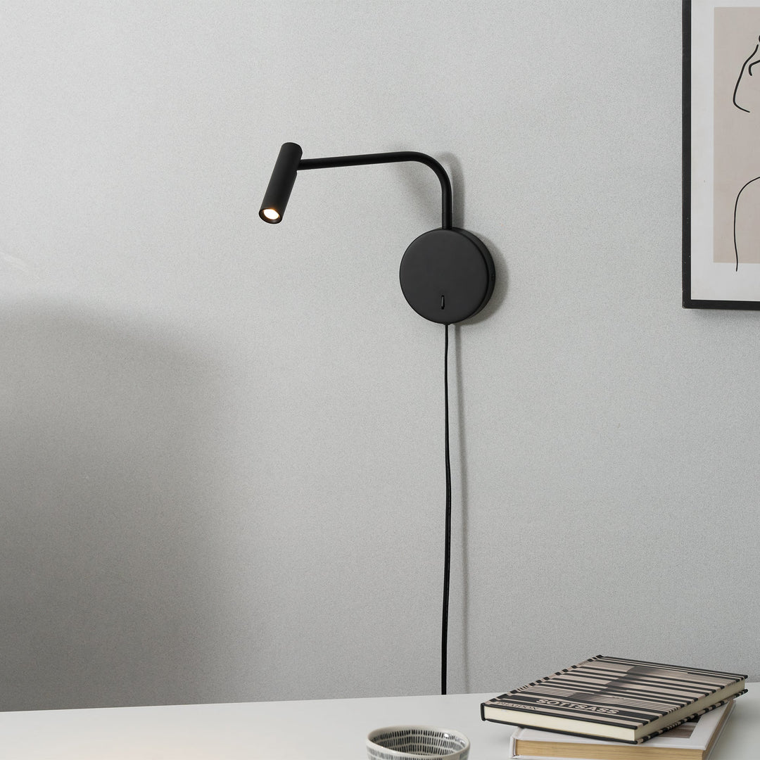 Adjustable LED Reading Plug-In Wall Lamp product view