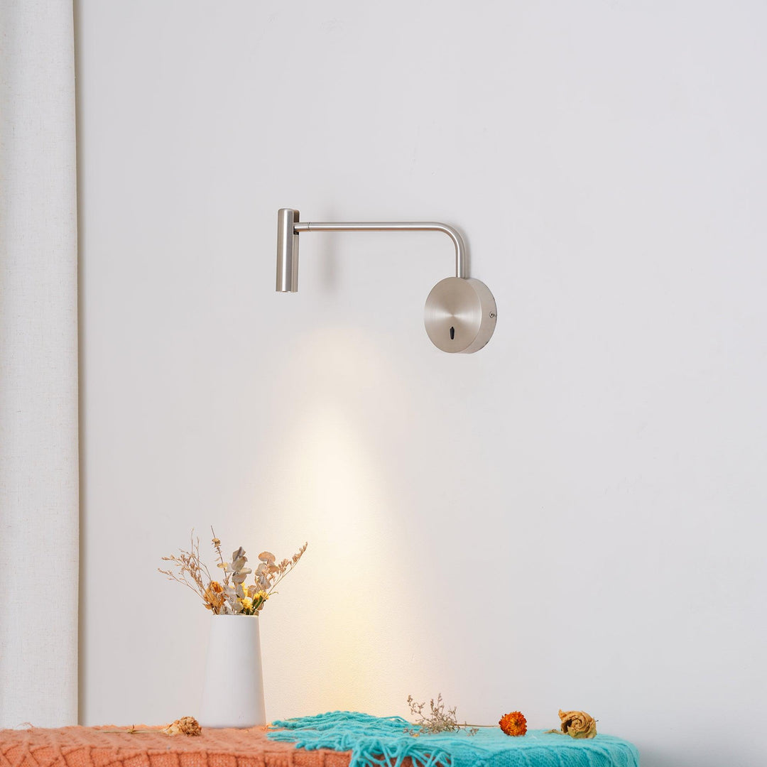 Adjustable LED Reading Plug-In Wall Lamp product view