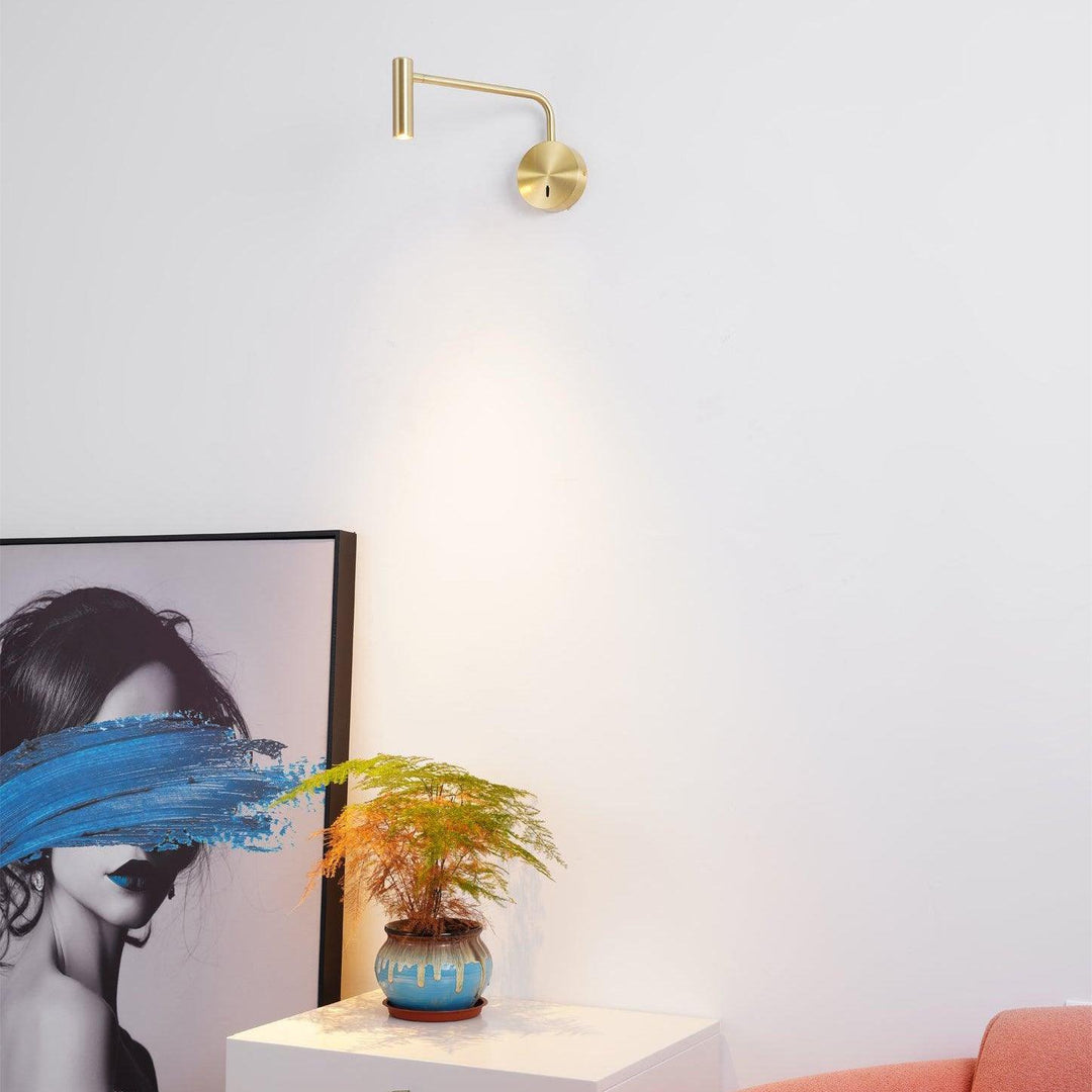 Adjustable LED Reading Plug-In Wall Lamp product view