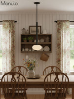 Load image into Gallery viewer, Rolvona Oval Glass Pendant Light - Modern White Glass Shade for Dining
