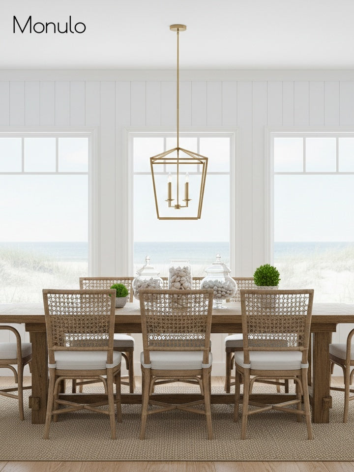 Rowan Cage Lantern Pendant Light - Retro Industrial Design For Kitchen