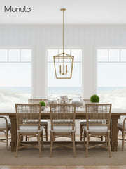 Rowan Cage Lantern Pendant Light - Retro Industrial Design For Kitchen