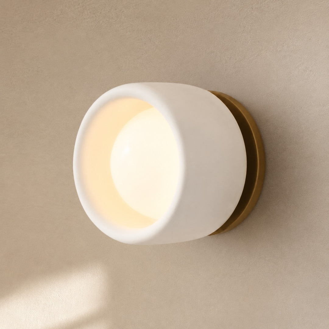 Cerova Modern Porcelain Pivoting Wall Sconce