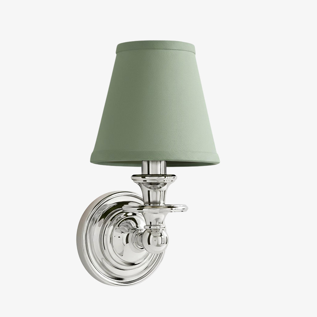 Rowan Drum Shade Wandlampe – Stoff-Wandleuchte für gemütliche Landhausbeleuchtung