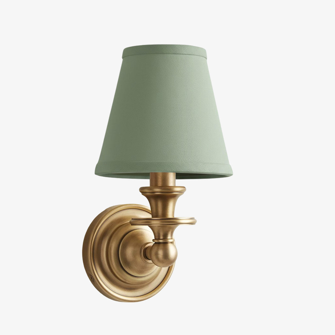 Rowan Drum Shade Wandlampe – Stoff-Wandleuchte für gemütliche Landhausbeleuchtung