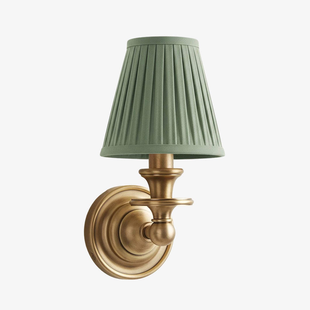 Rowan Drum Shade Wandlampe – Stoff-Wandleuchte für gemütliche Landhausbeleuchtung