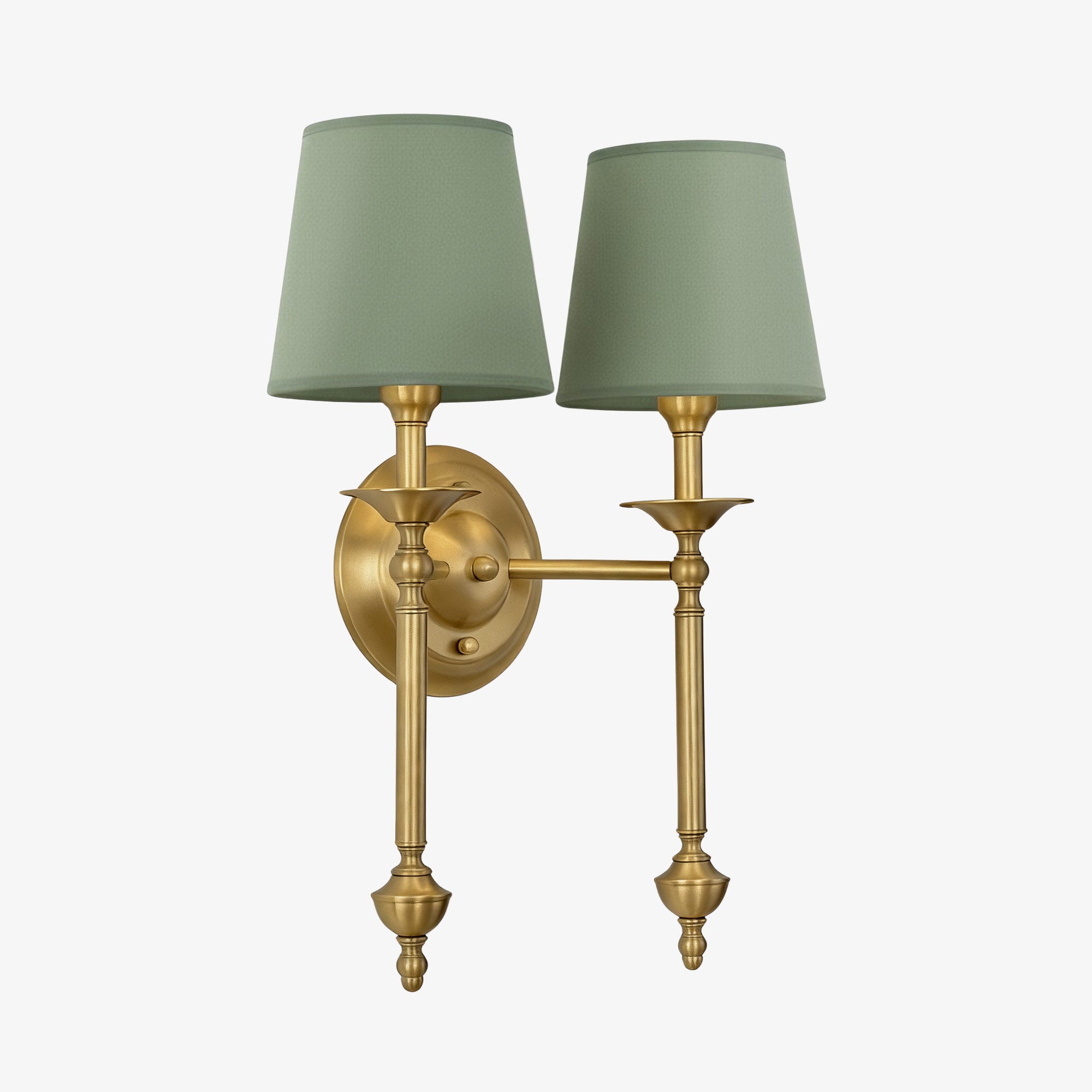 Rowan Fabric Shade Wall Sconce in Antique Copper - Vintage Luxury Light for Interiors
