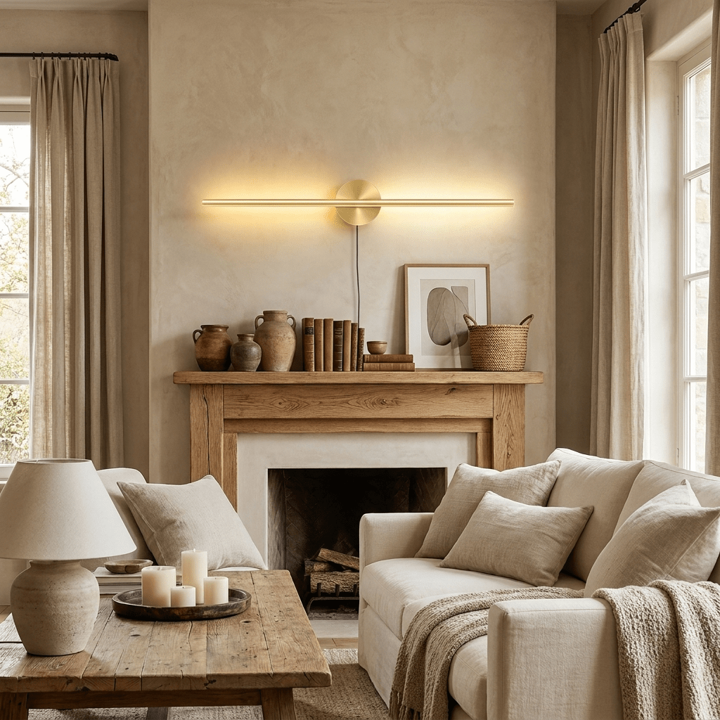 Seraphina Acrylic Linear Plug-In Wall Light - product image 2