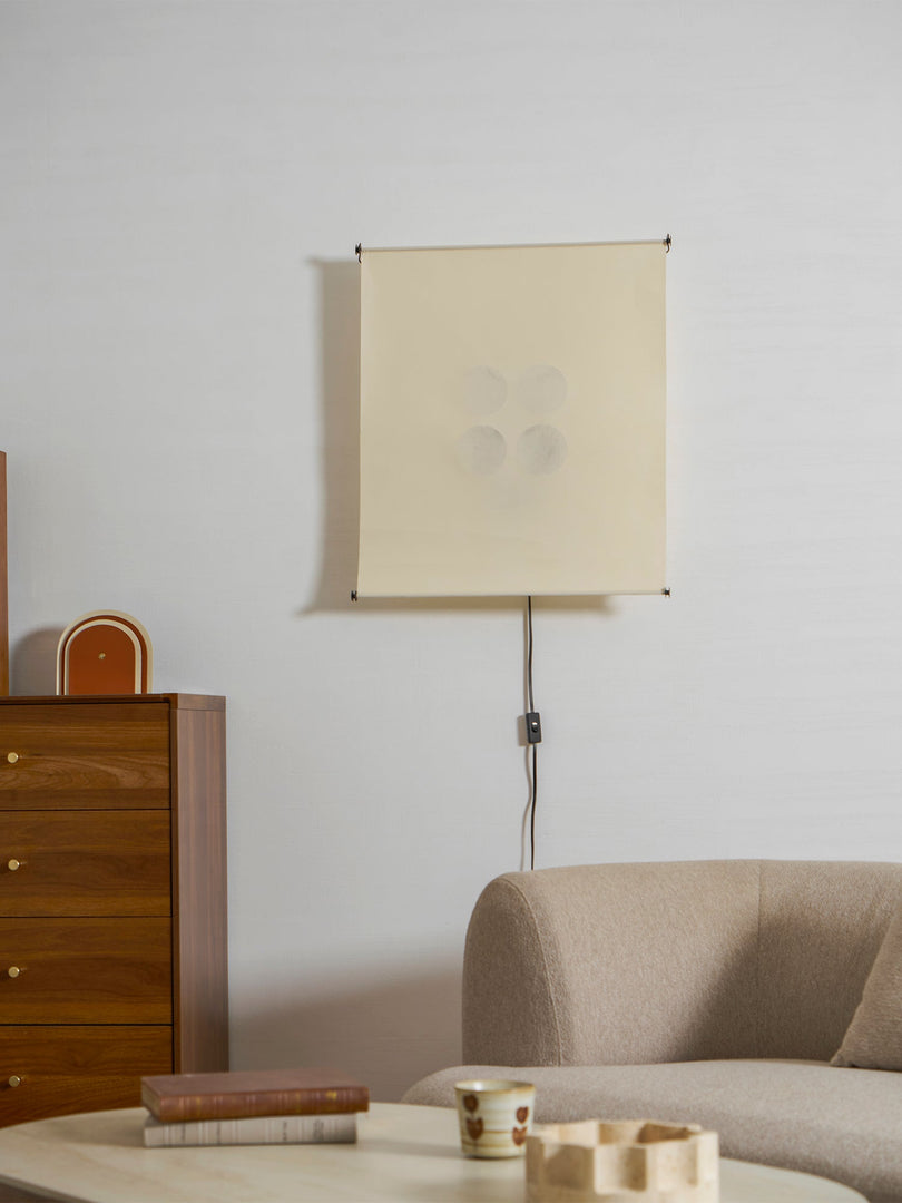 Washi Paper Screen Plug-In Wall Sconce product view