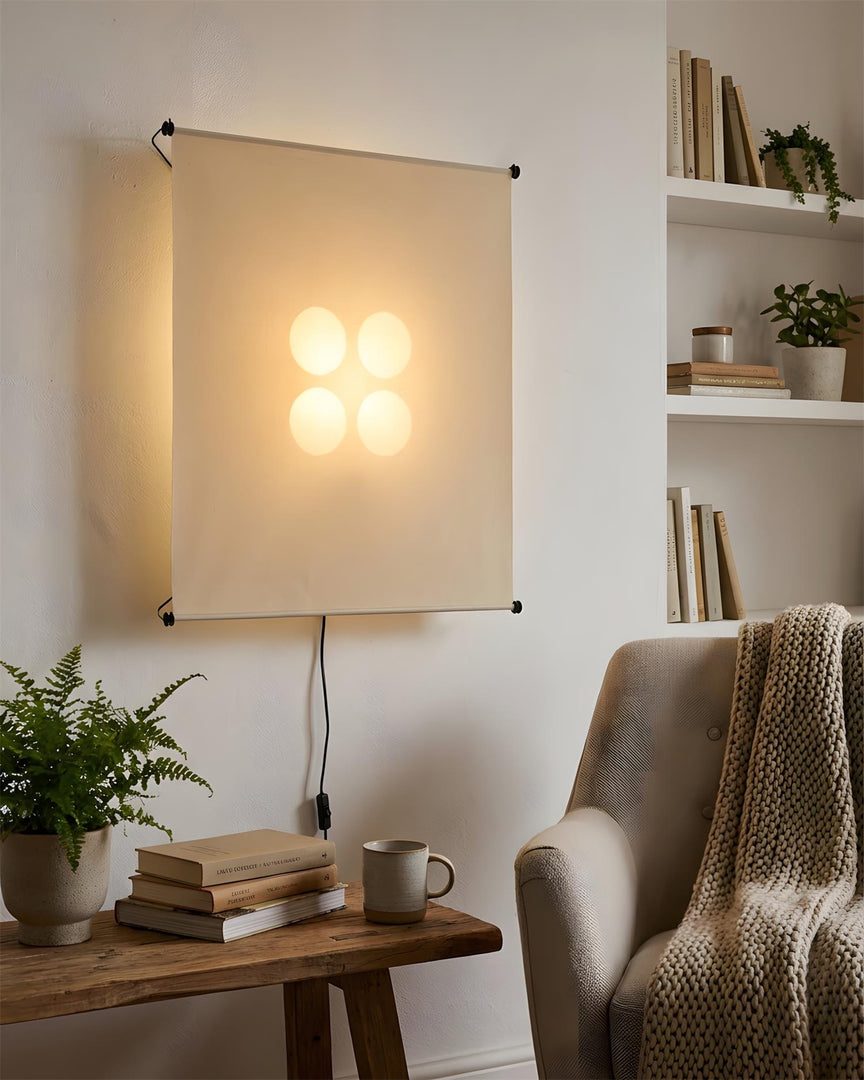 Washi Paper Screen Plug-In Wall Sconce product view