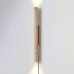 Cargar imagen en el visor de la Galería, Solis Column Walnut Wood Plug-In Wall Light - product image 8