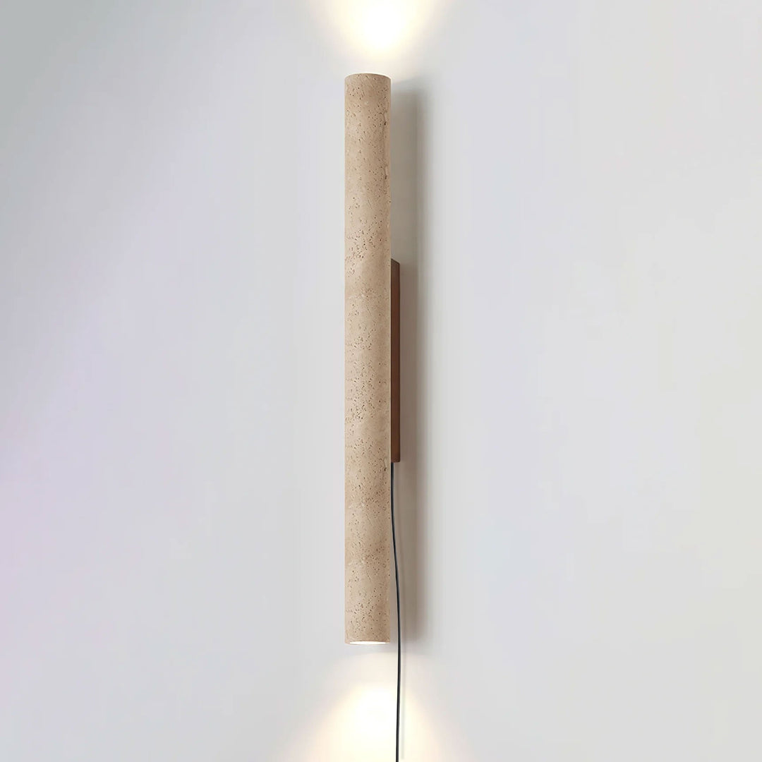 Solis Column Walnut Wood Plug-In Wall Light - product image 8