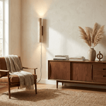 Cargar imagen en el visor de la Galería, Solis Column Walnut Wood Plug-In Wall Light - product image 6