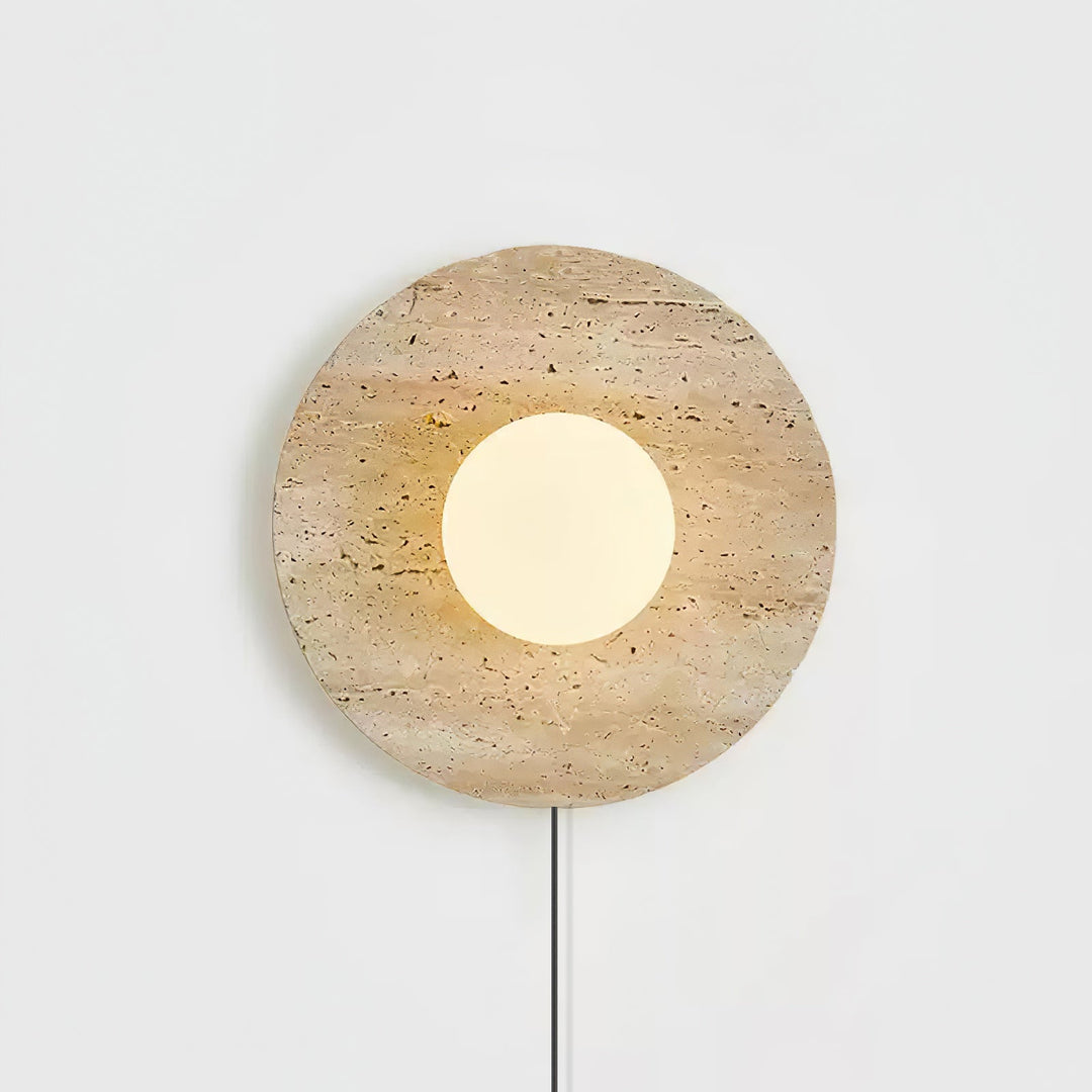 Stone Eclipse Plug-In Wall Light with Inline Switch - product image 10