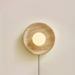 Bild in Gallery-Viewer laden, Stone Eclipse Plug-In Wall Light with Inline Switch - product image 12