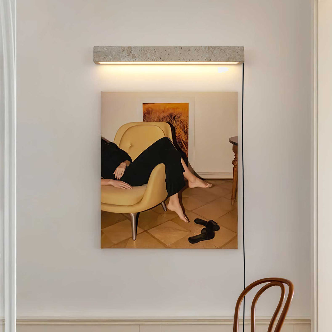 Stravik Travertine Plug-In Wall Light - product image 6