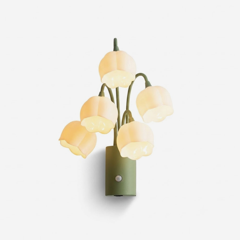 Bell-Flower Rechargeable Motion Sensor Wall Sconce - product view 1