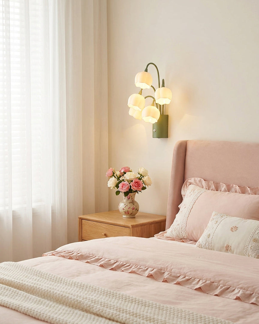 Bell-Flower Rechargeable Motion Sensor Wall Sconce - product view 4