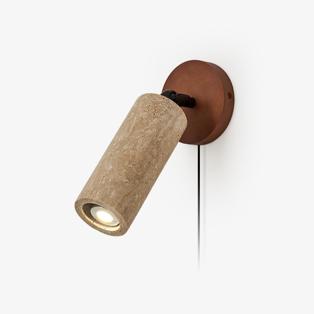 Versa Stone Directional Plug-In Wall Light with Inline Switch - product image 1
