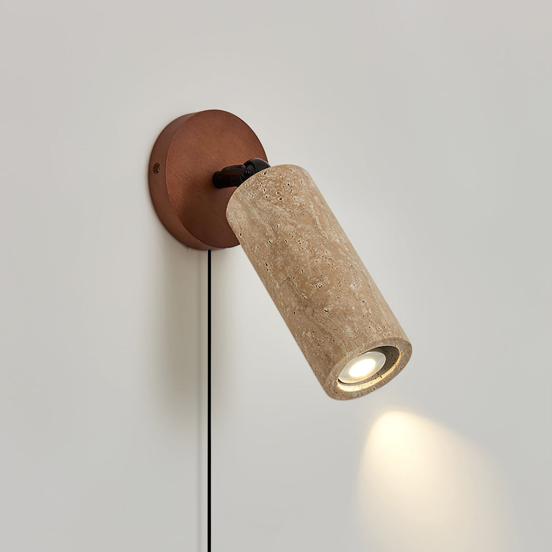 Versa Stone Directional Plug-In Wall Light with Inline Switch - product image 4